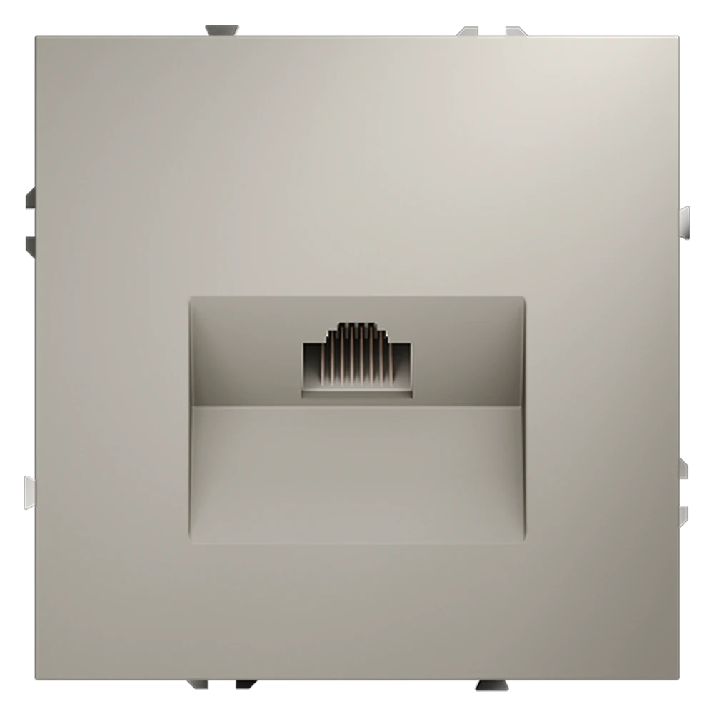 VLS060103 розетка компьютерная встраиваемая VOLTUM S70 RJ45 кат.6, (кашемир)