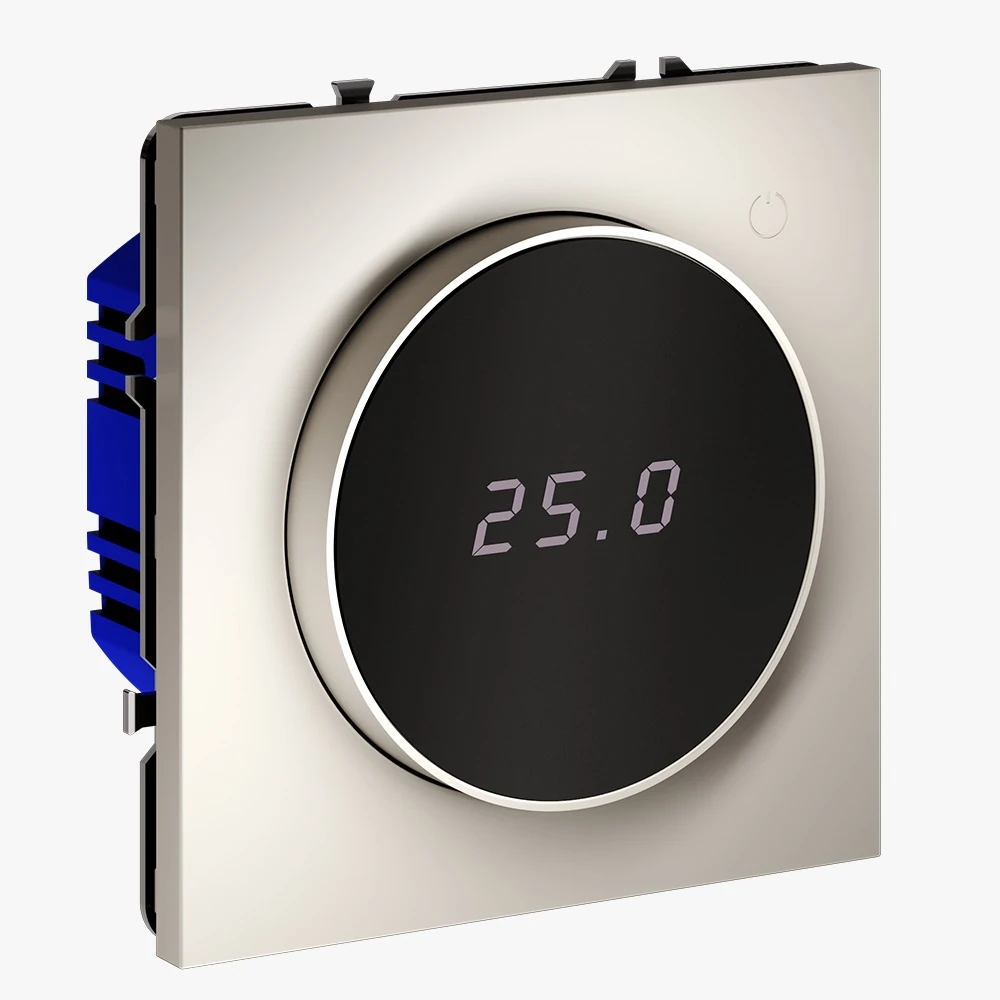 VLS070103 терморегулятор электронный VOLTUM s70с индикацией и датчиком, для теплого пола, (кашемир)