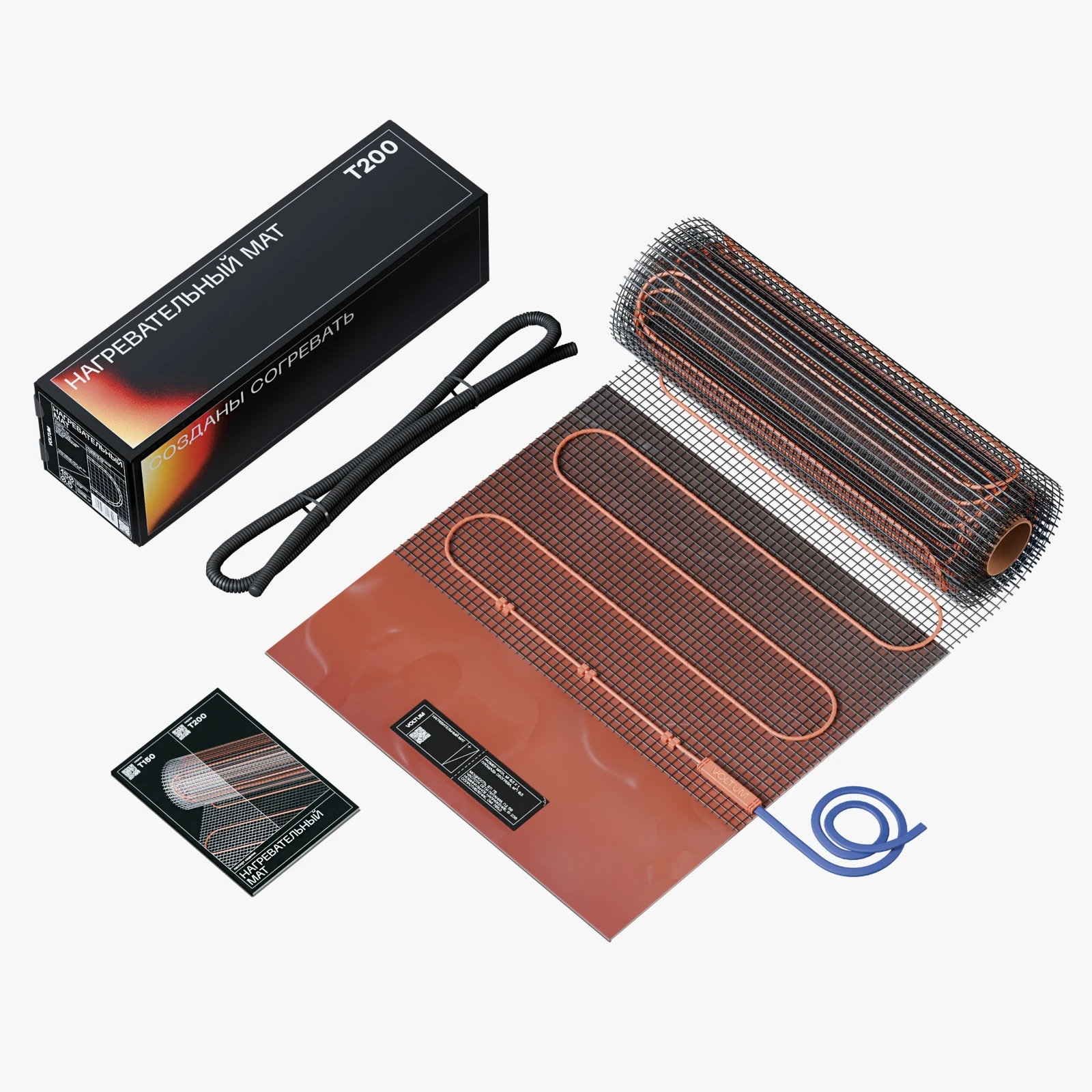 Нагревательные мат т200, VLT01-200-2.0
